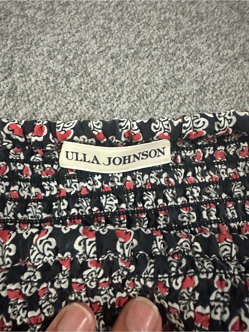 🌺 Ulla Johnson Silk Smocked Boho Skirt 🌺 - Picture 2 of 4